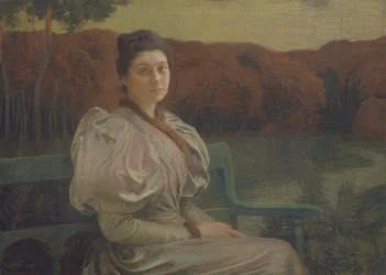 Portrét Louise Galtier-Boissiere, 1897 (pastel na plátně)
